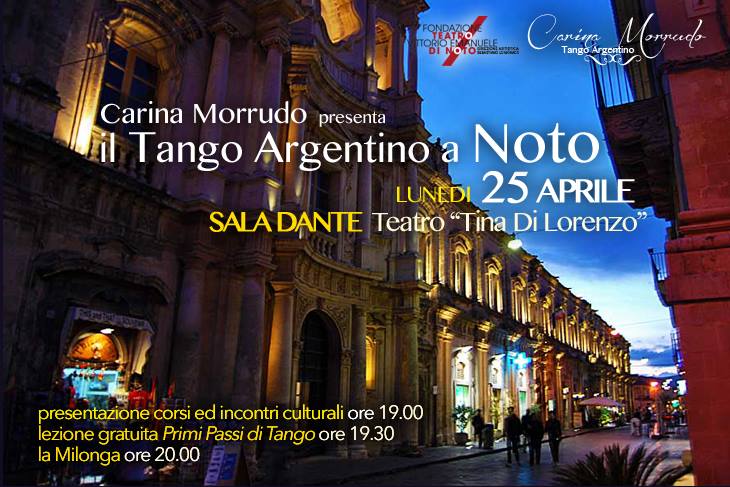 Presentazione Corsi e Milonga a NOTO