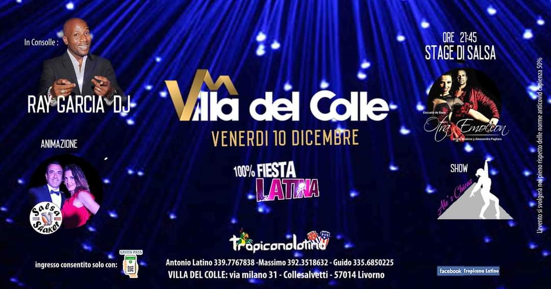 TropicanaLatino il Venerdi di Villa del Colle