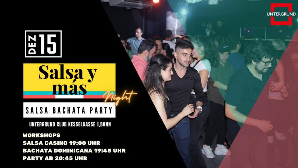 Salsa, bachata y más im Untergrund