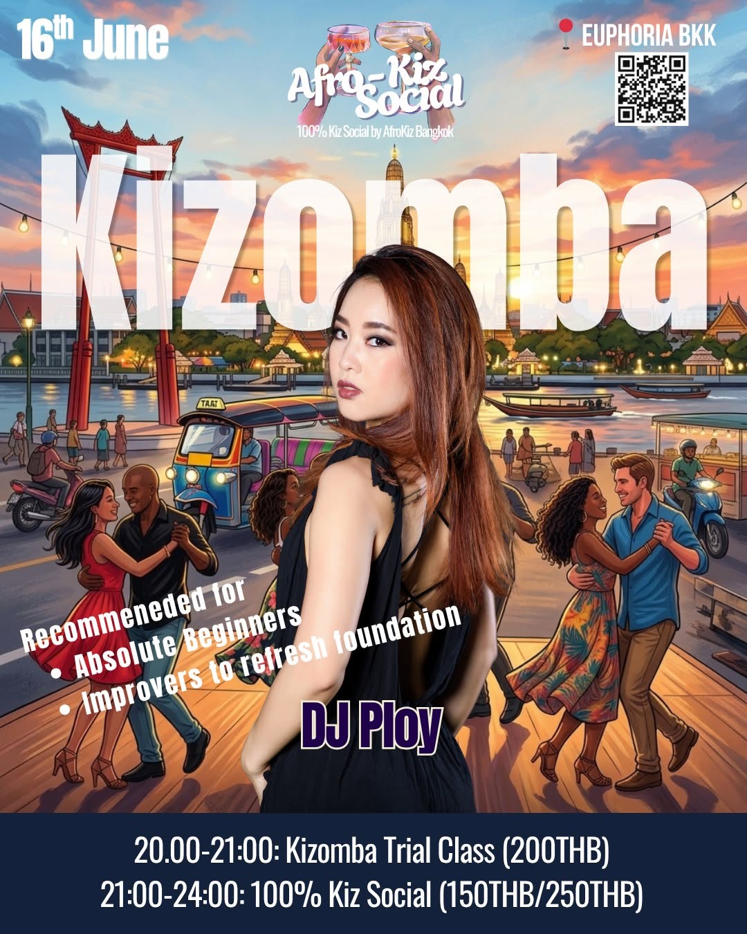 AfroKiz Social Kizomba Trial Class π