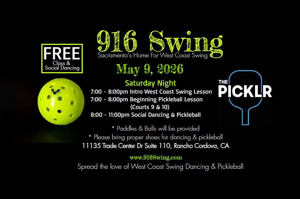 916 Swing @ The Picklr (FREE Saturday Night Dance)