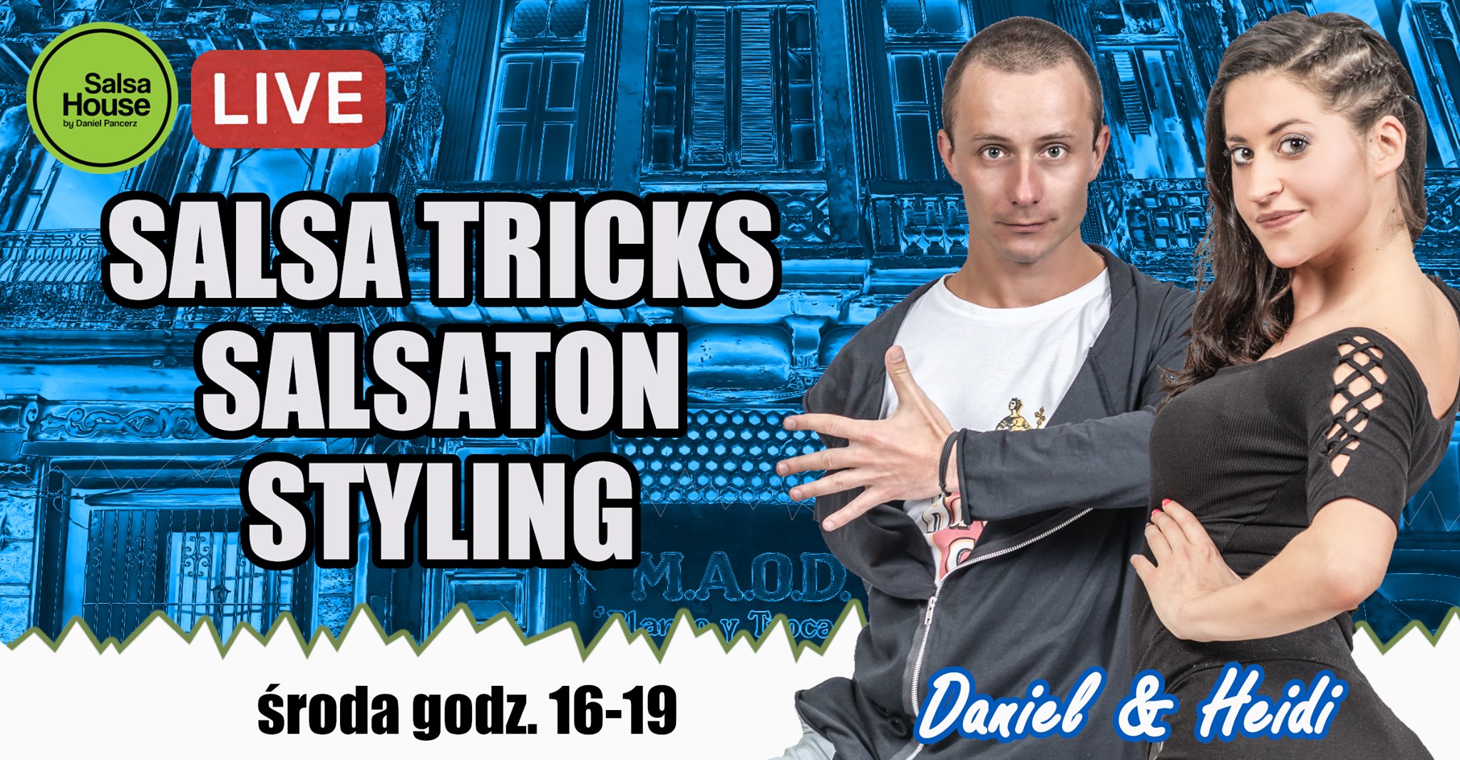 Salsa Tricks, Salsa Style, Salsaton LIVE z Danielem i Heidi