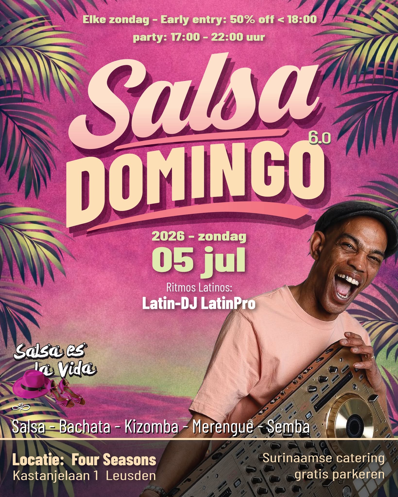 Salsa Domingo met DJ LatinPro