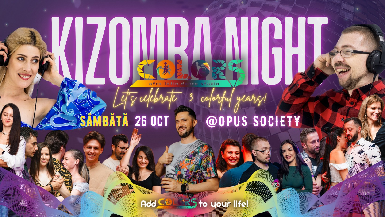 Colors Kizomba Night @ OPUS ๐๐๐บ Let's celebrate! ๐พ๐ฅ