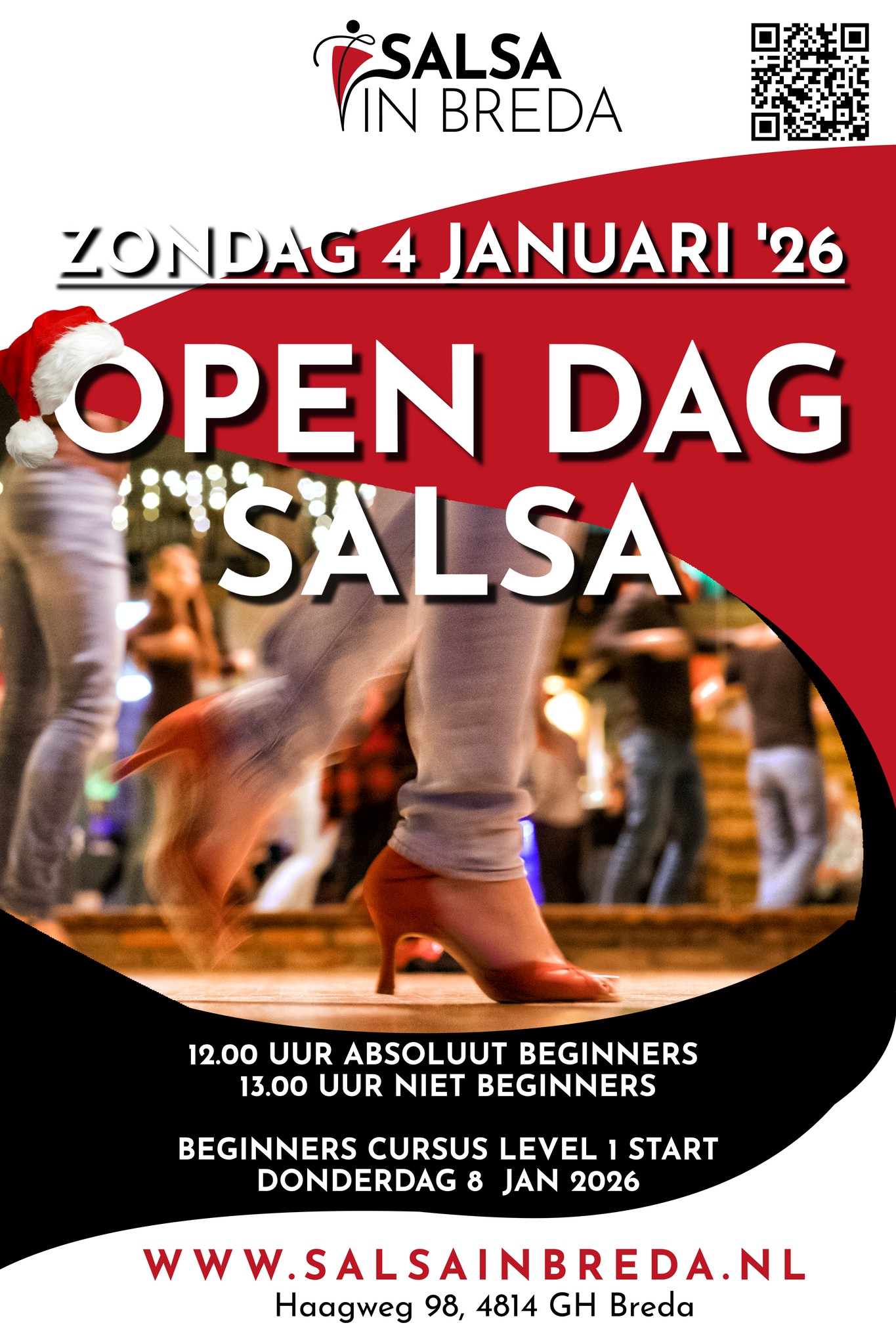 OPEN DAG DANSSCHOOL SALSA IN BREDA