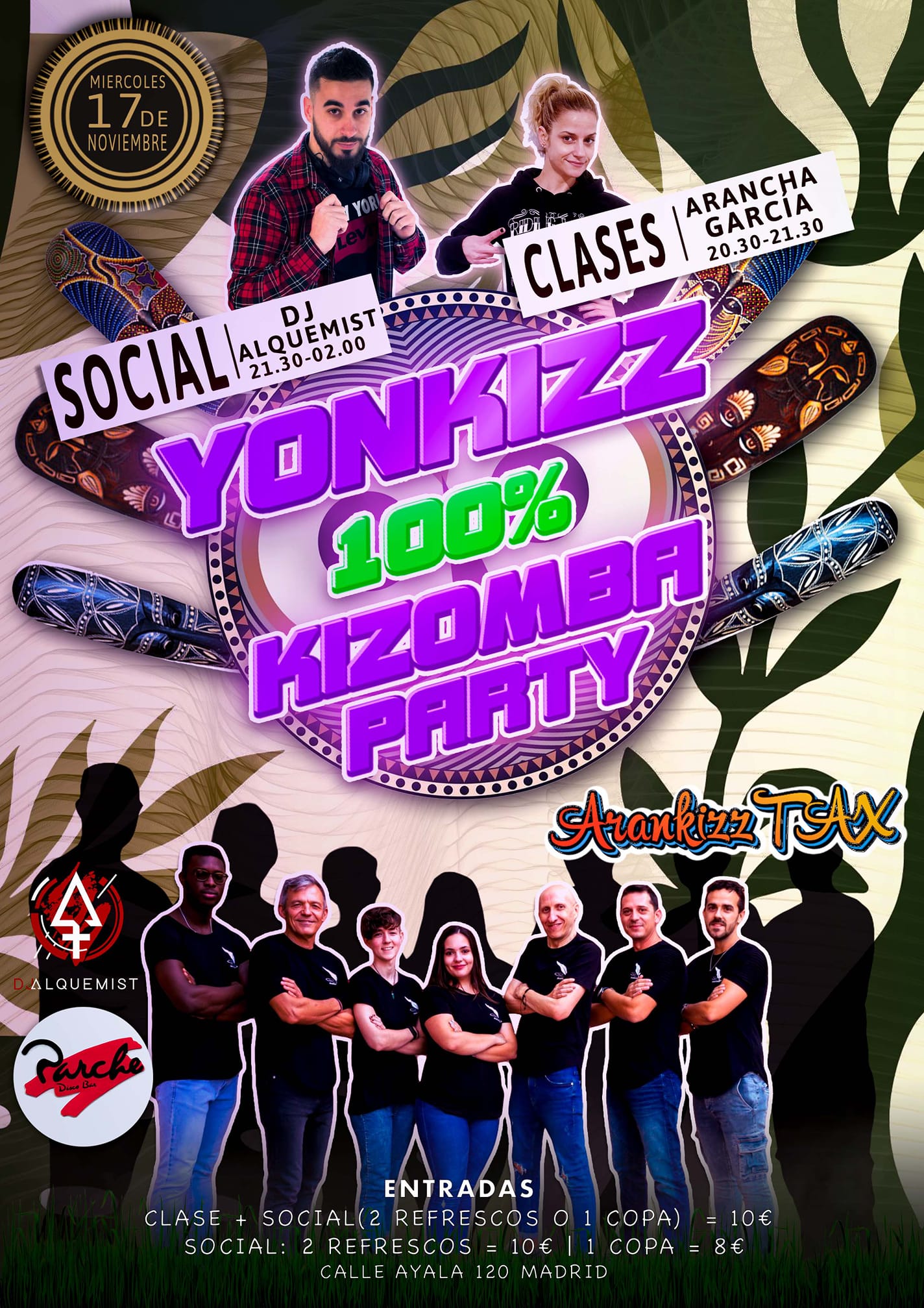 Yonkizz Kizomba Party 17 NOV.