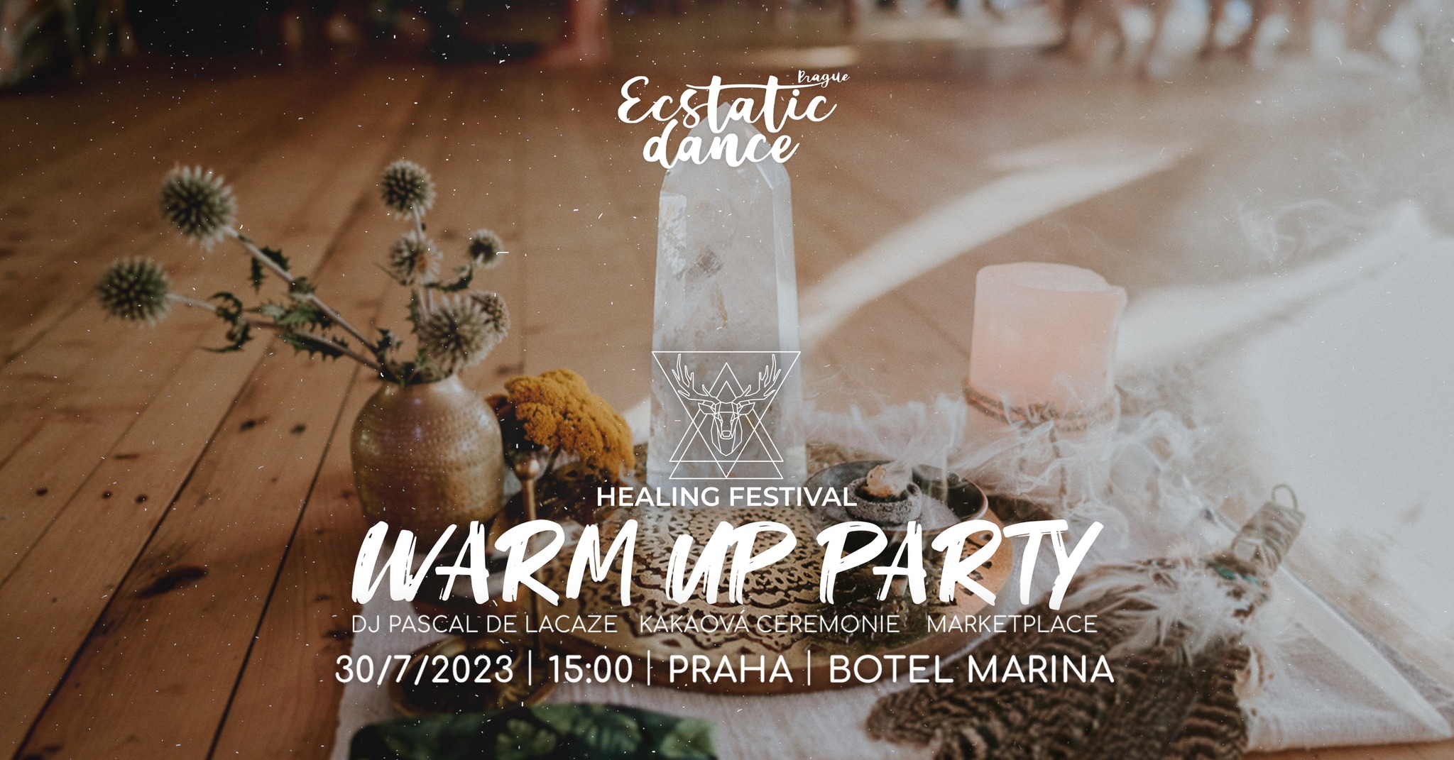 Healing Festival ECSTATIC WARM-UP PARTY na lodi Pascal de Lacaze