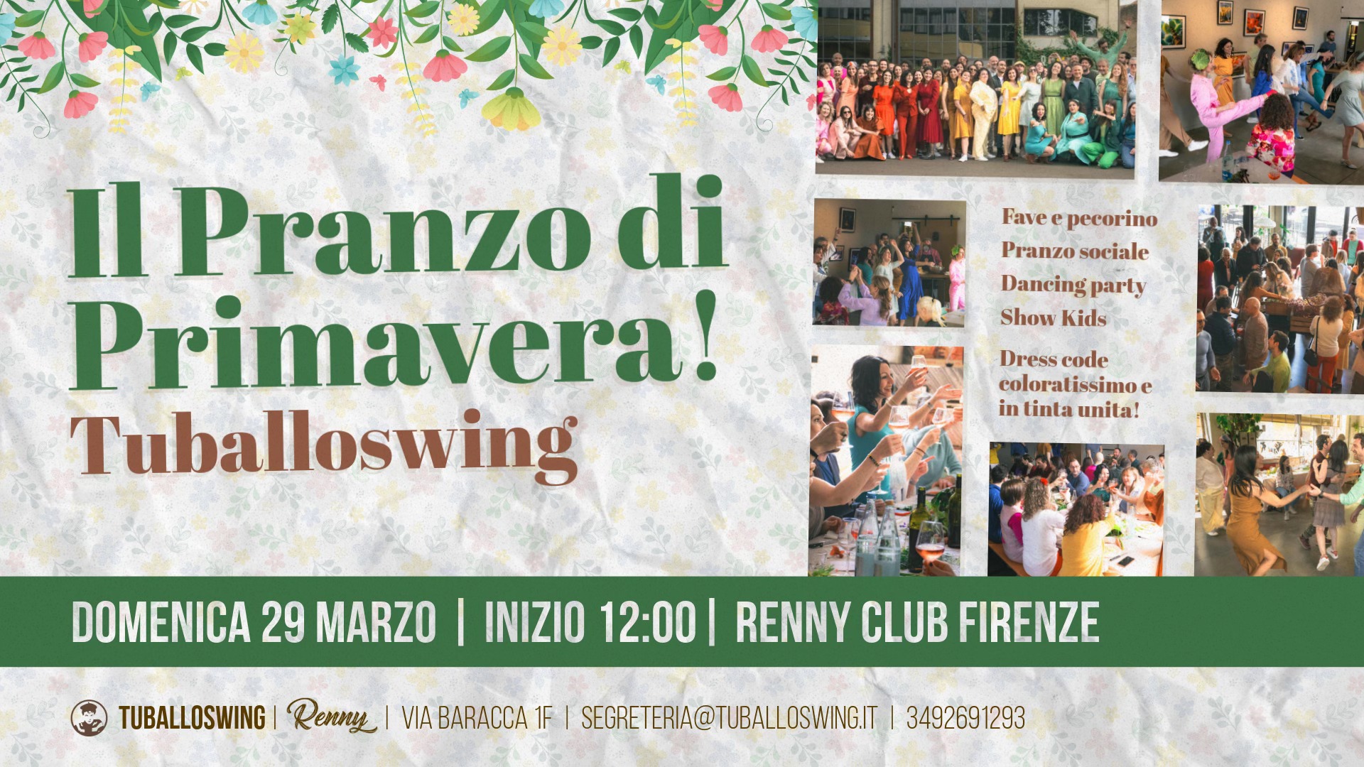 Il Pranzo di Primavera Tuballoswing - Festa di fine 2ยฐ trimestre