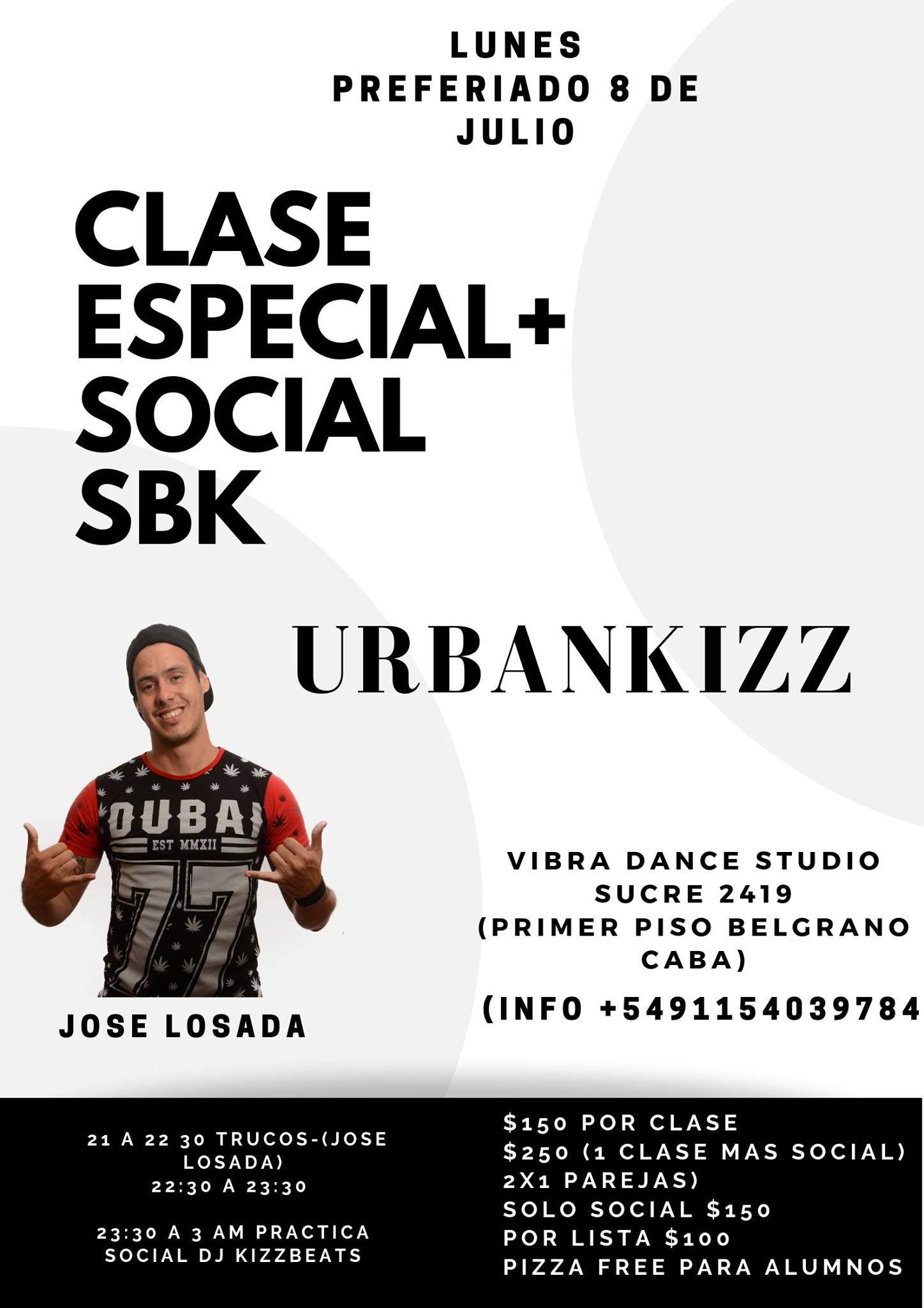 Lunes 8 preferiado Social sbk, salsa,bachata,kizomba.