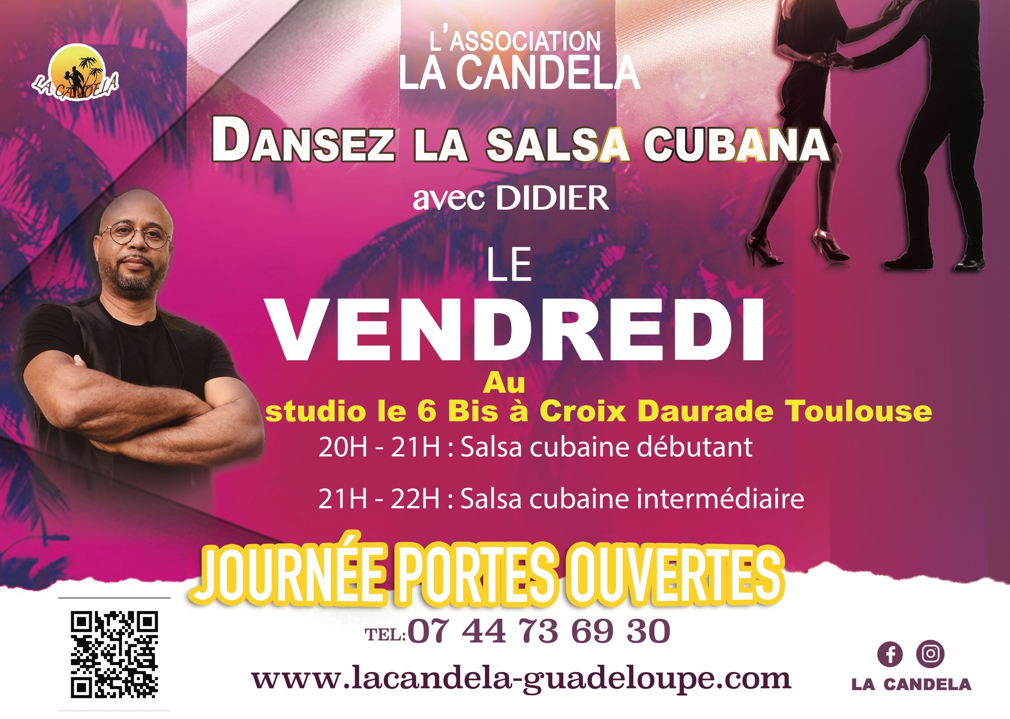 Journées Portes Ouvertes Cours de Salsa avec Didier