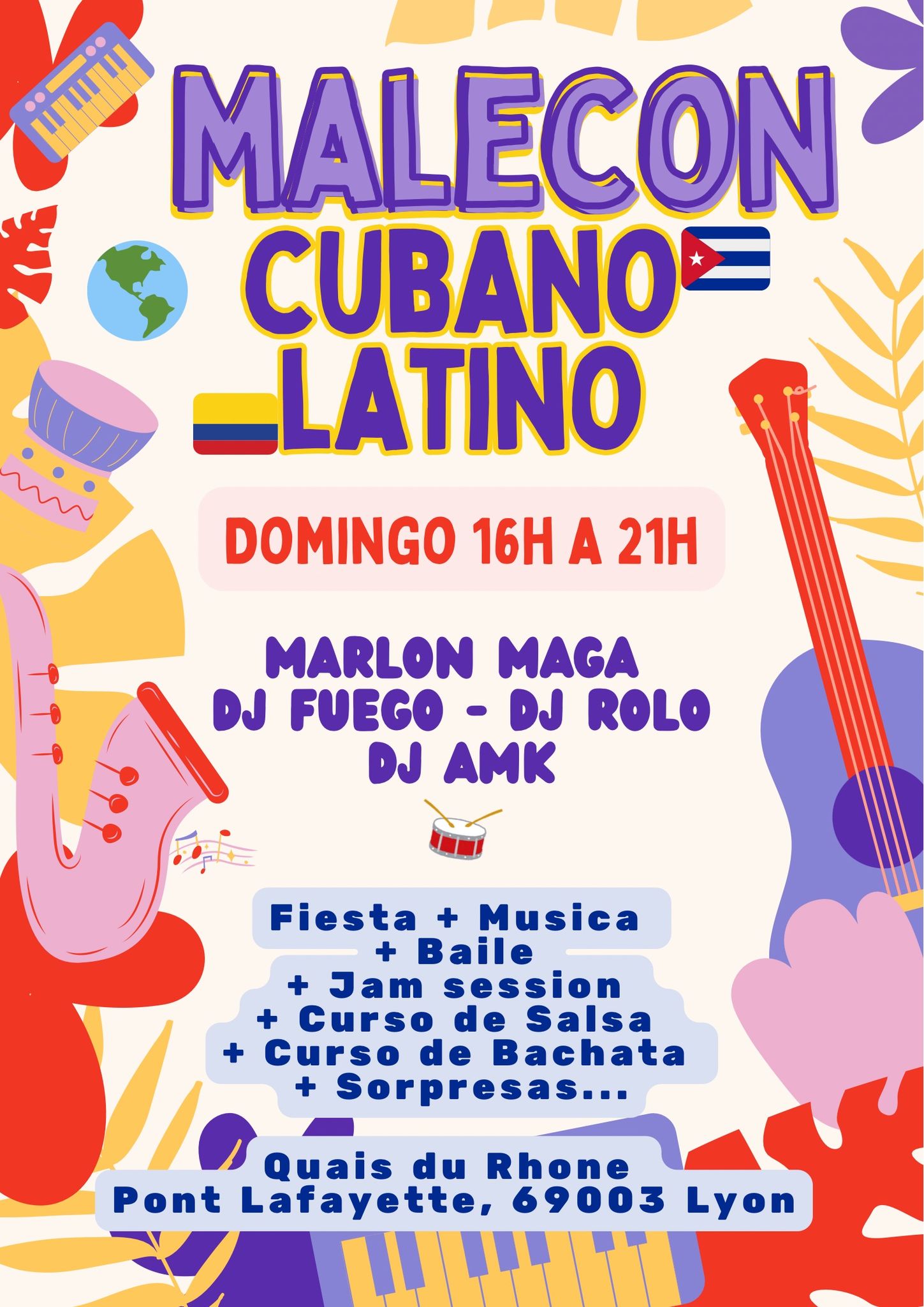🔥MALECON Cubano Latino 🔥Salsa Bachata Reggaeton Merengue Cumbia 🔥 Jam Session Música Baile Curso