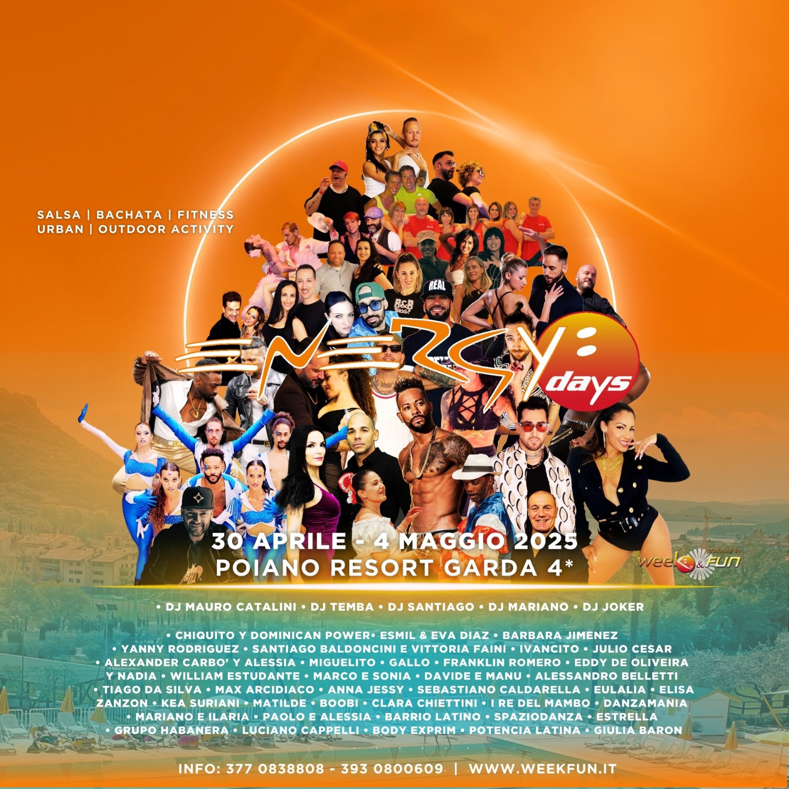 EnergyDays @PoianoResort Garda Salsa Bachata Urban Fitness Outdoor