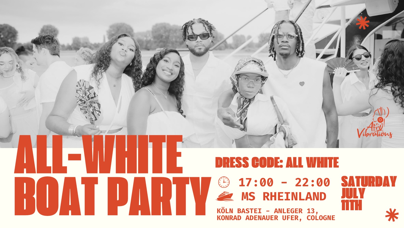 ⚪🤍 ALL-WHITE BOAT PARTY • SAT 11.07.2026 • COLOGNE 🤍⚪️