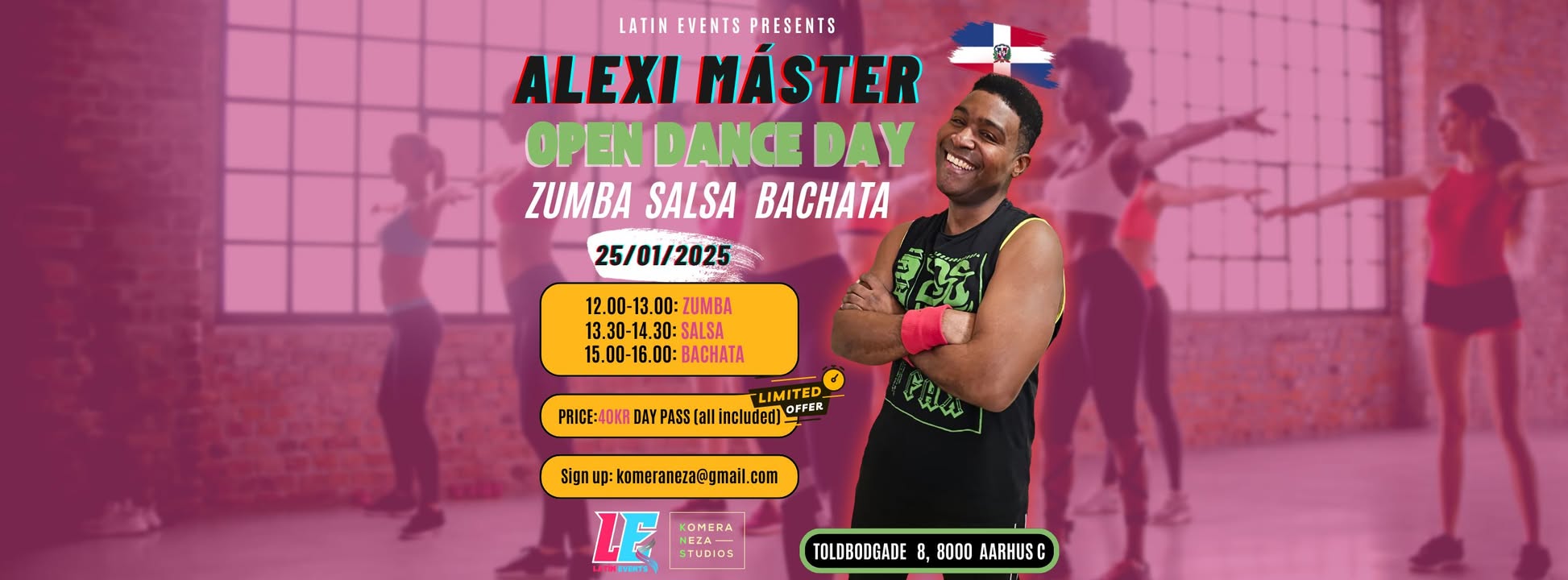 LATIN EVENTS PRESENTS: ALEXI MÁSTER - OPEN DANCE DAY