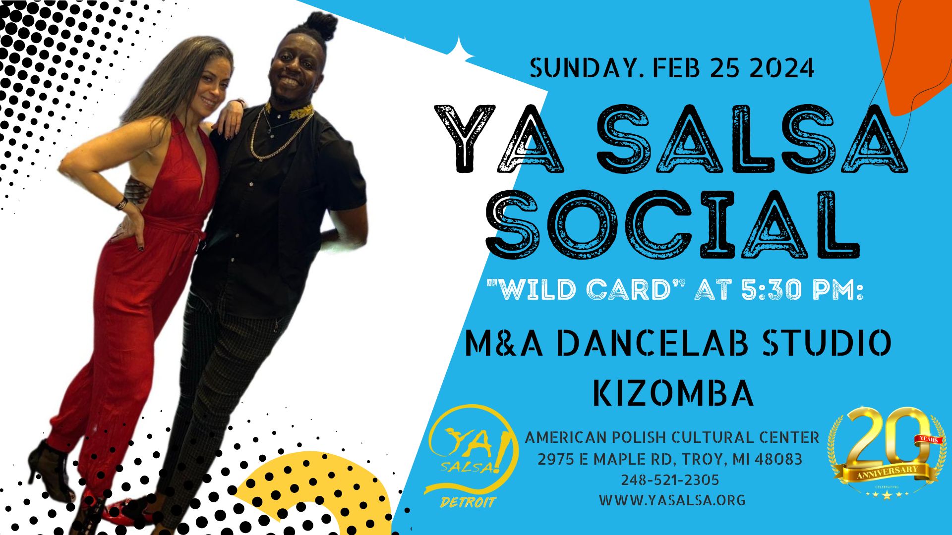 YA Salsa Social Feat. M&A DanceLab Studio, Kizomba