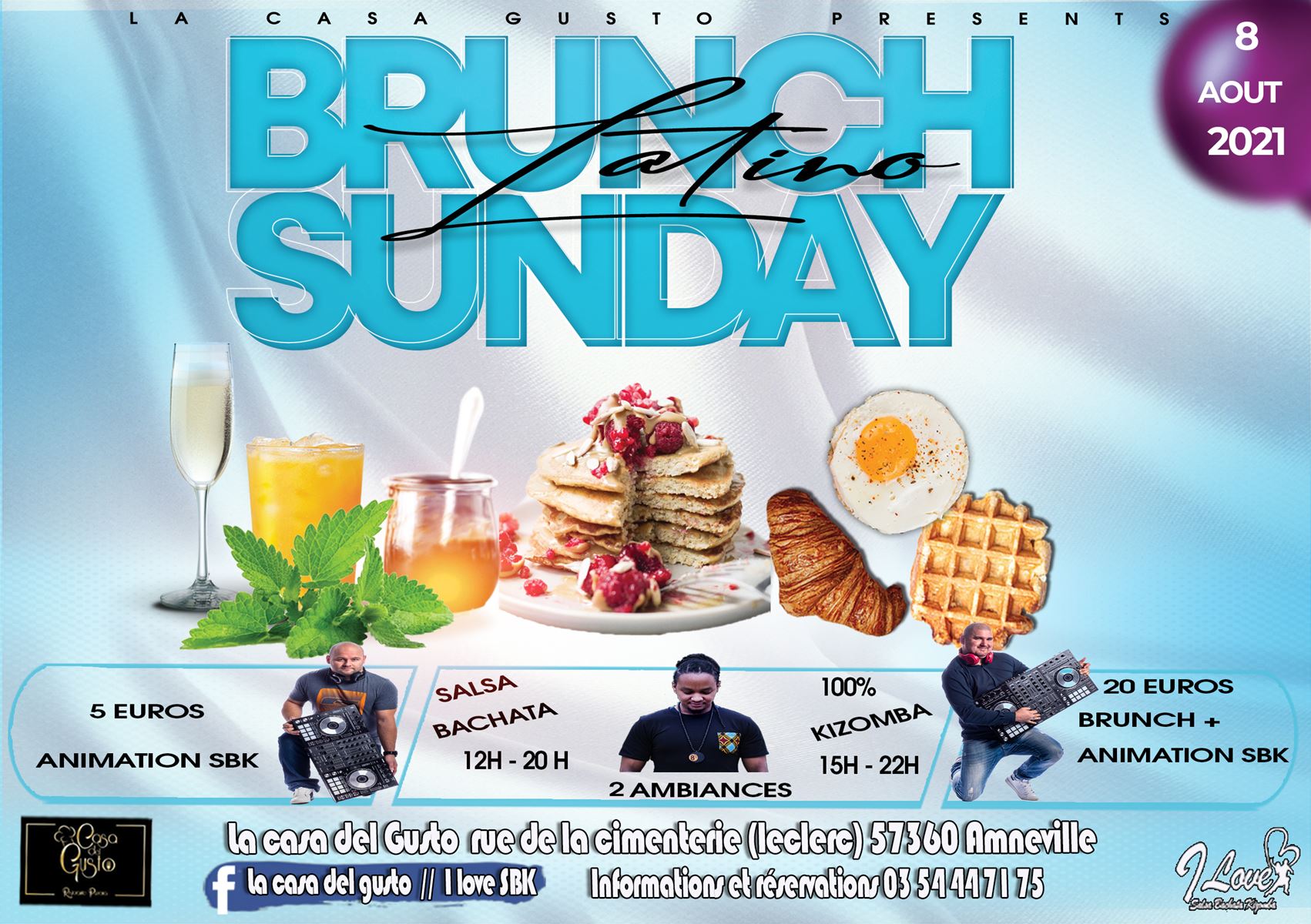 Brunch latino SBK 2 ambiances