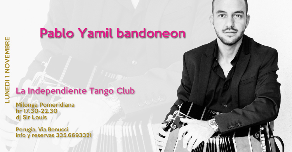 Pomeridiana lunedì 1 con Bandoneon en vivo di Pablo Yamil