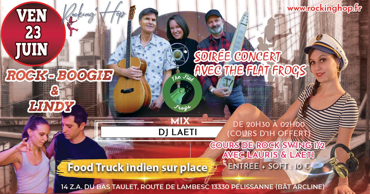 Soirée concert RBL (Rock Boogie Lindy) !