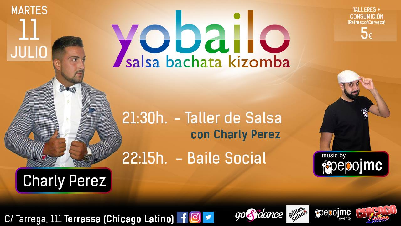 11 JULIO - Yobailo - Salsa, Bachata, Kizomba