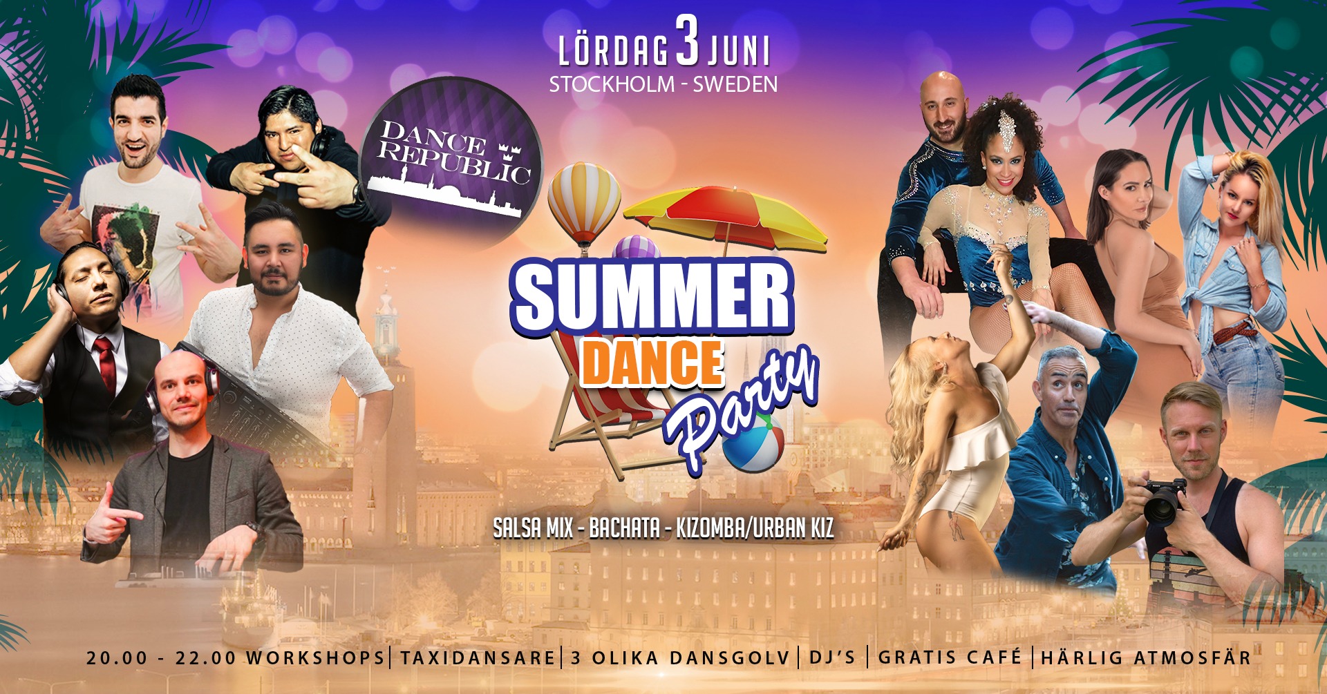 Dance Republic Summer Party! Lördag 3 juni
