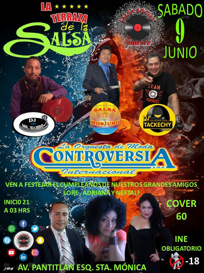 NOCHE DE FESTEJOS EN LA TERRAZA !!