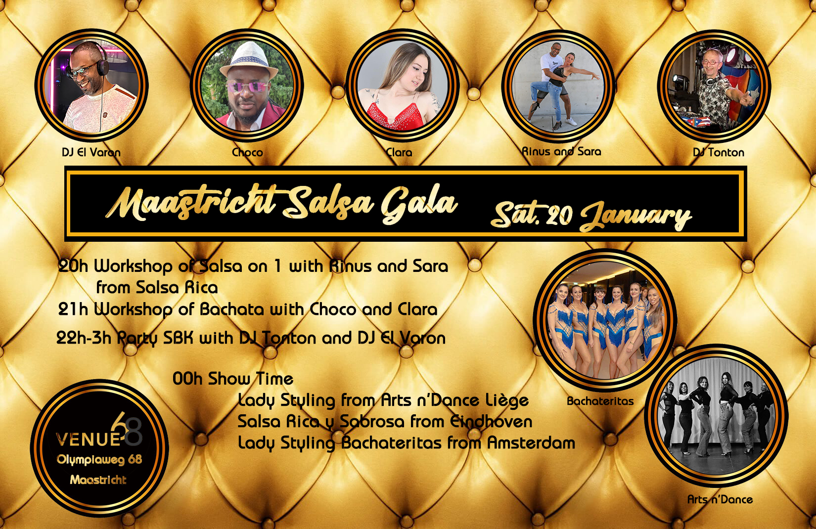 Maastricht Salsa Gala Sat. 20 January 2024