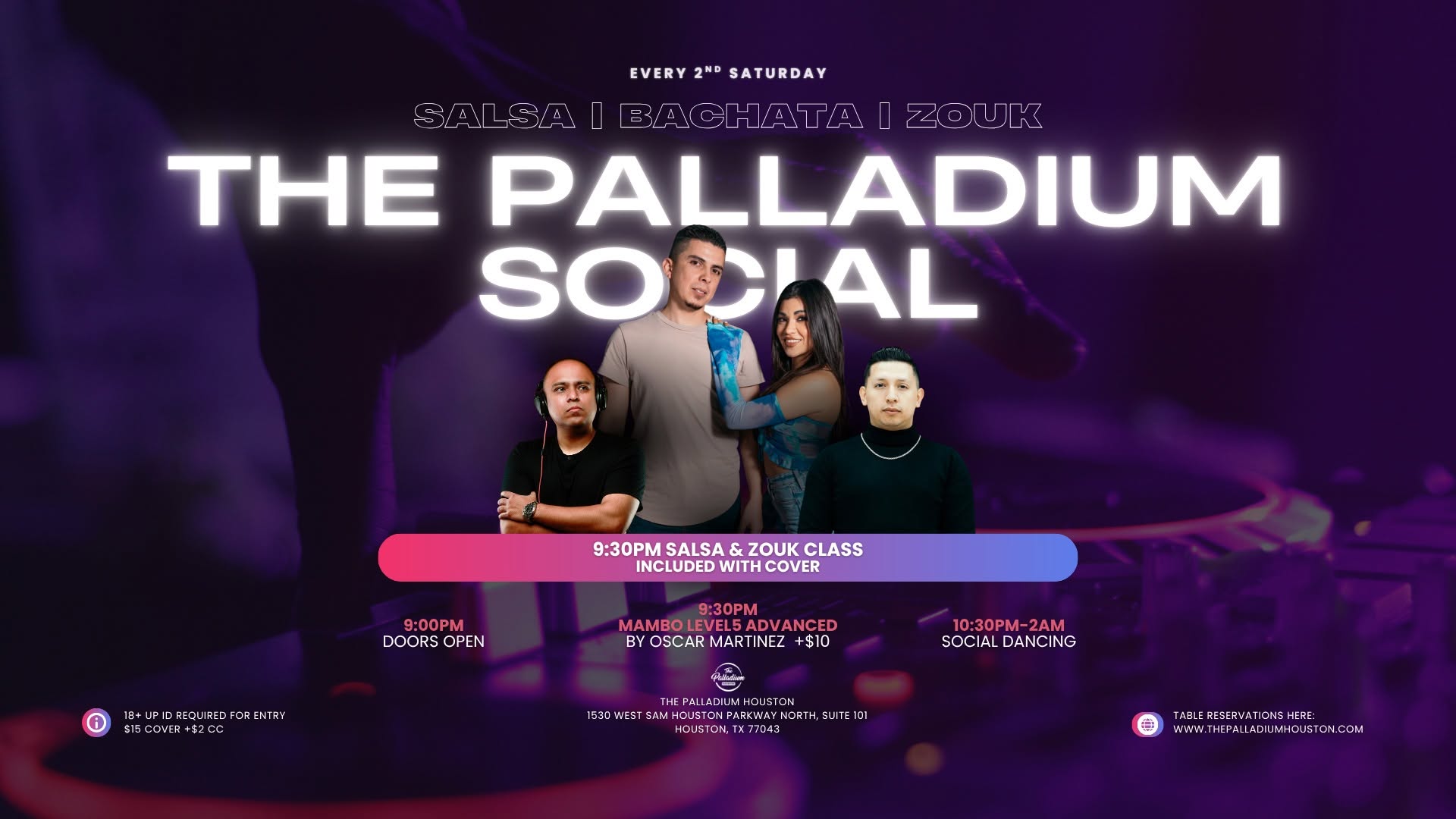 The Palladium Salsa & Bachata Social