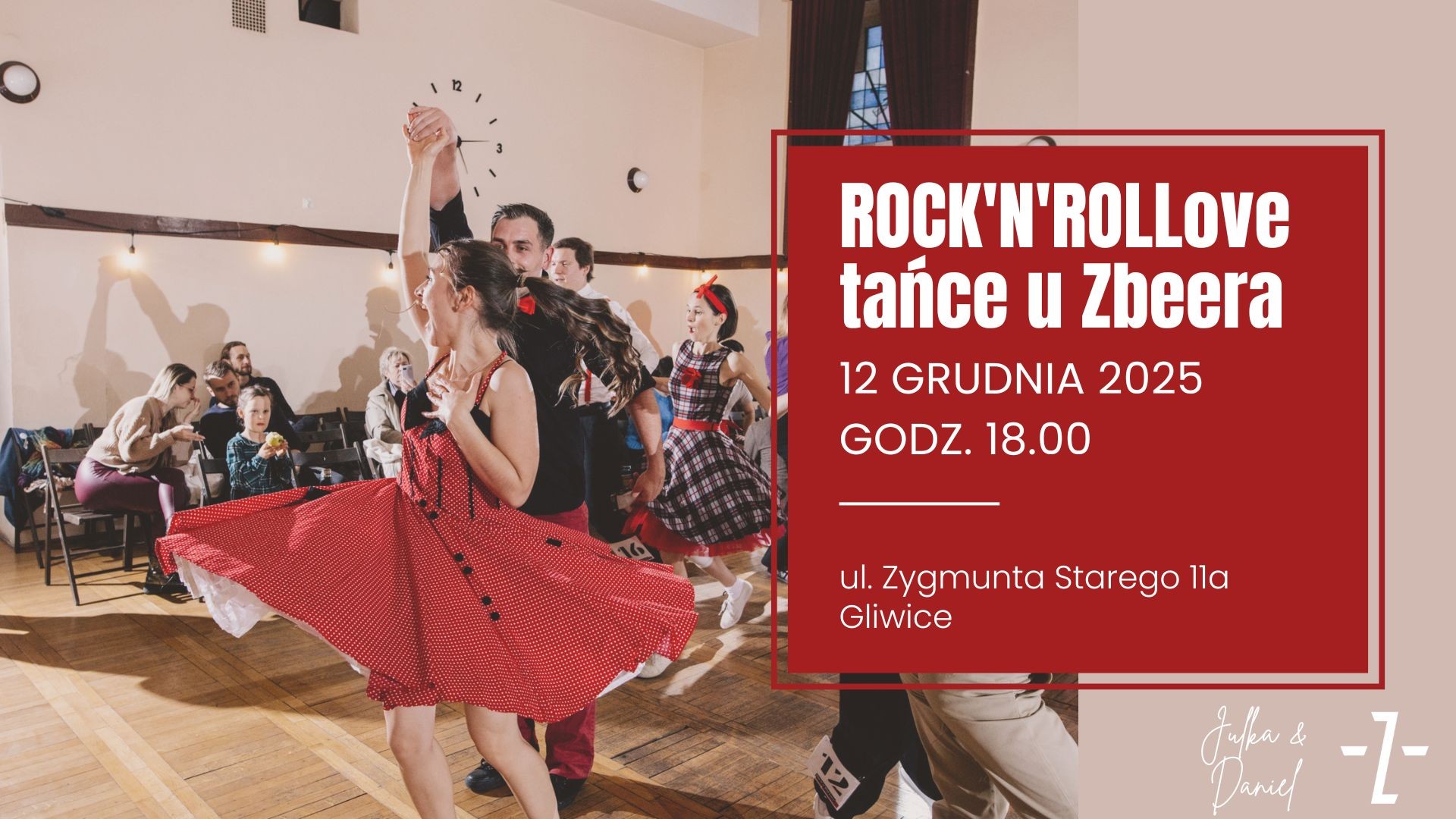 ROCK'N'ROLLove tańce u ZBeera otwarta lekcja r'n'r