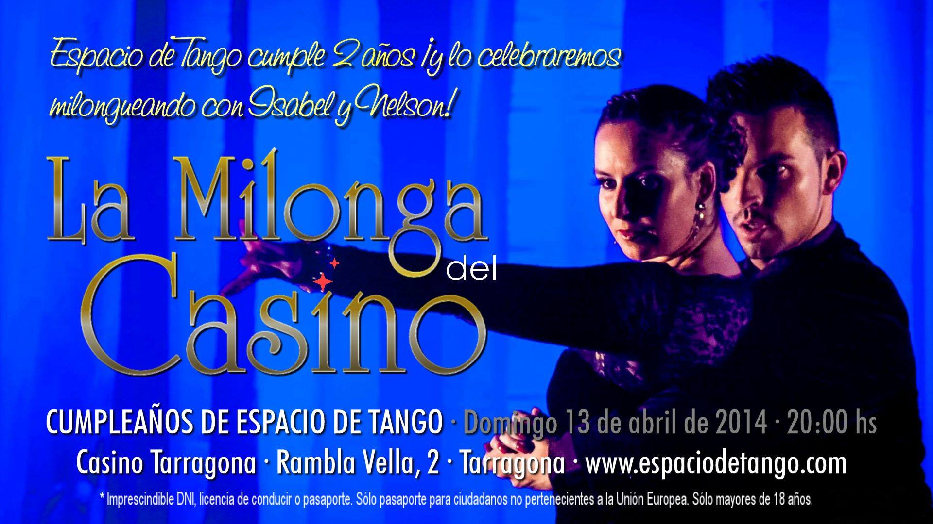 SEGUNDO ANIVERSARIO DE ESPACIO DE TANGO