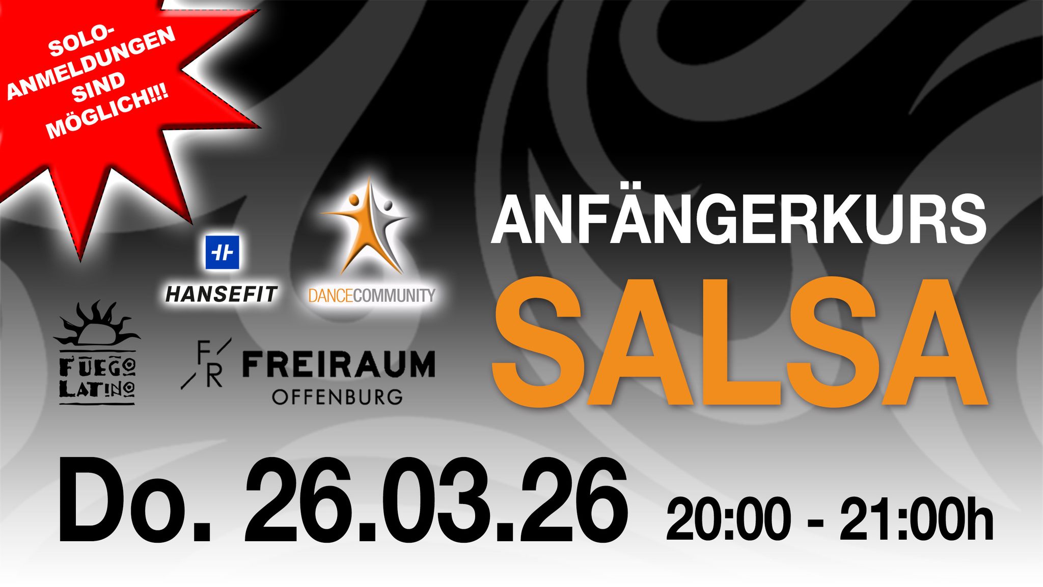 Salsa-Anfängerkurs im FREIRAUM OFFENBURG