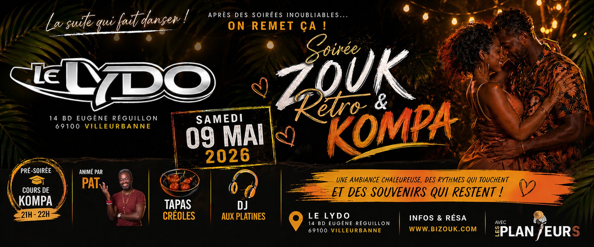 NEW ZOUK RETRO & KOMPA AU LYDO 🤩😎🥳