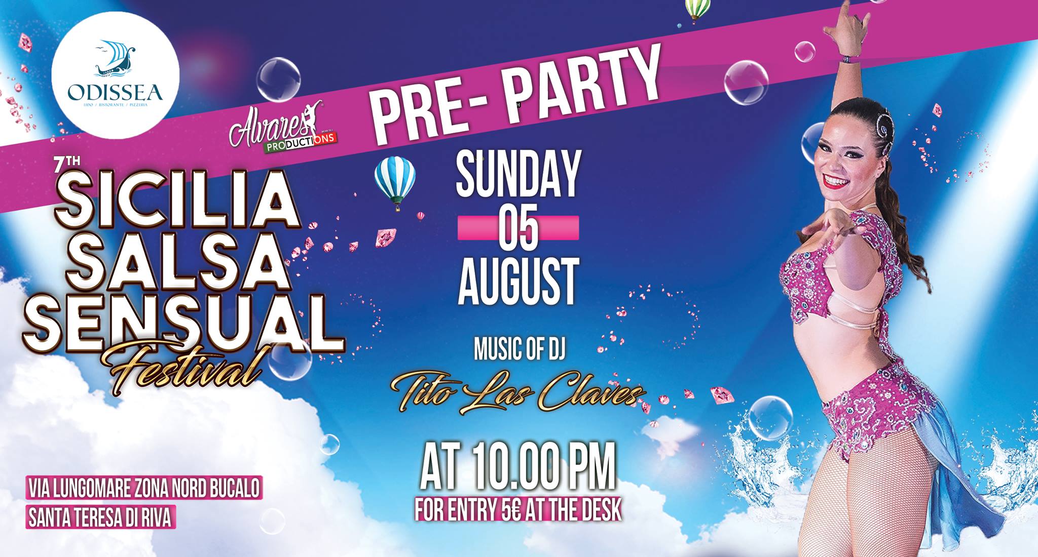 7th Pre-Party Sicilia Salsa Sensual Festival 2018