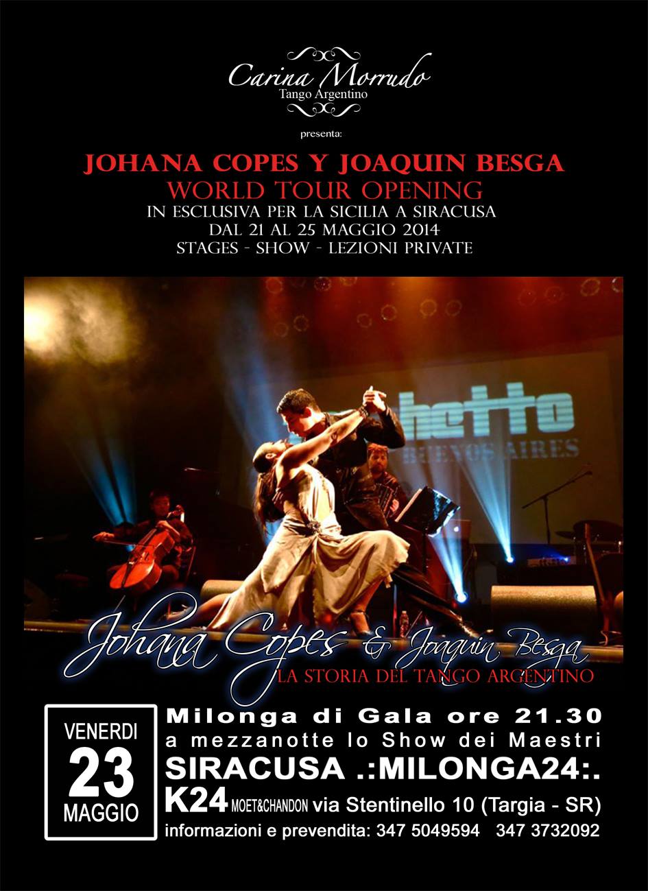 ..::MILONGA24::.. speciale Johana Copes y Joaquin Besga