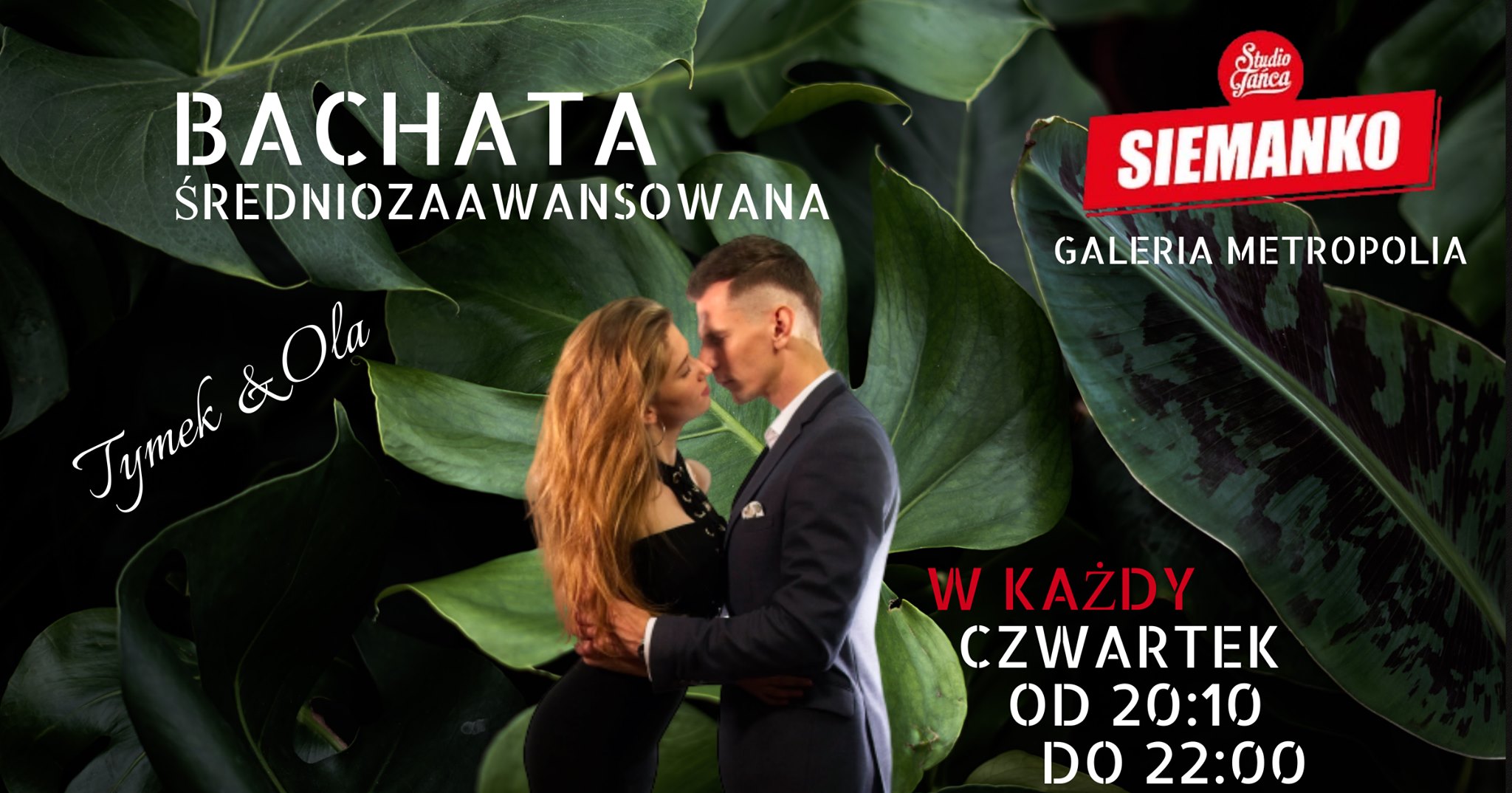Bachata średniozaawansowana z Tymek&Ola w Siemanko