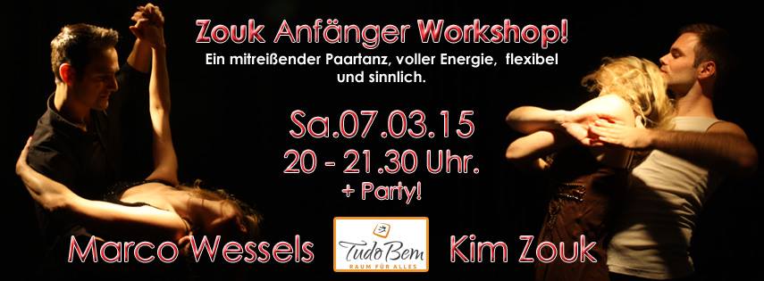 Zouk Anfänger Workshop! mit Kim und Marco.