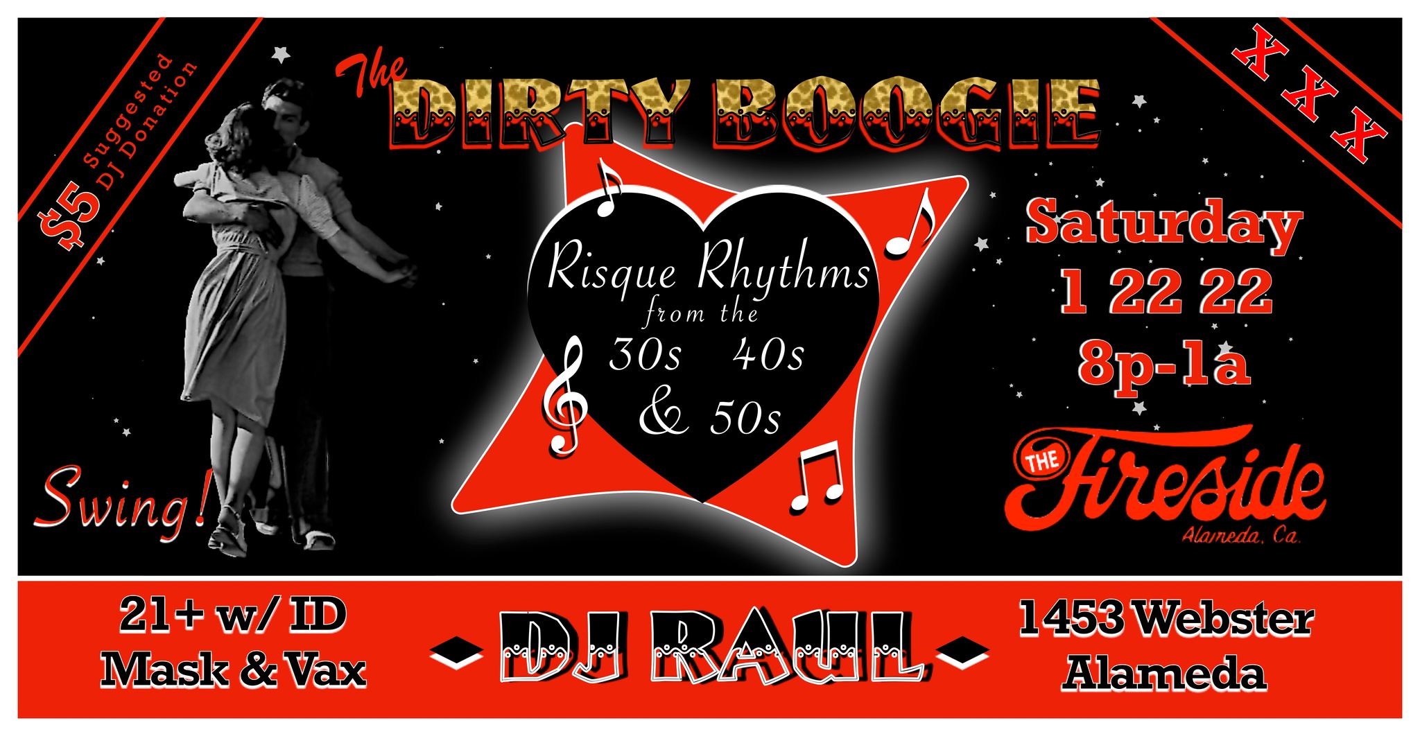 The Dirty Boogie (Swing Night)