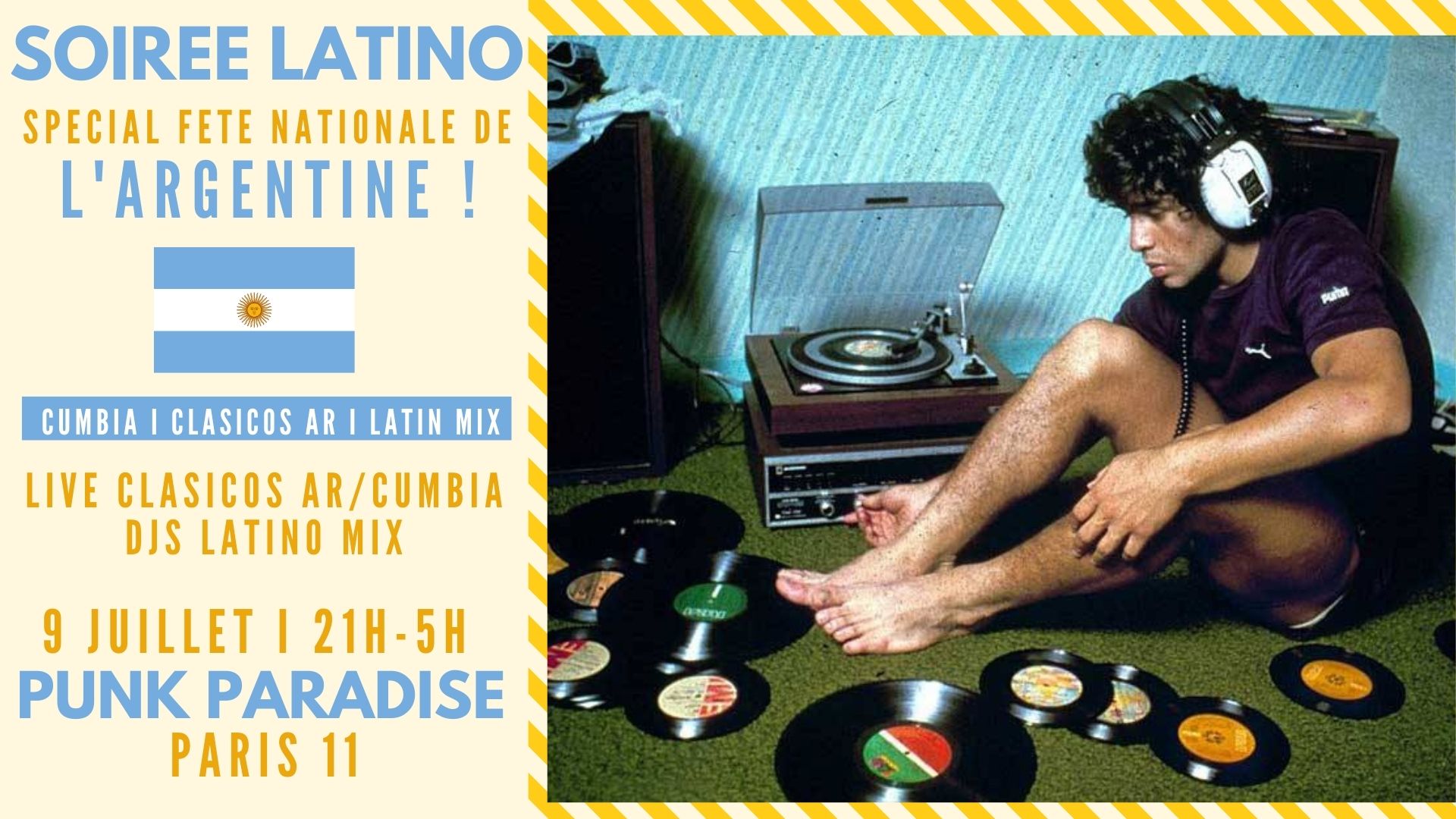 Soirée Latino spécial Fête Nationale de l'Argentine + clubbing latino mix !