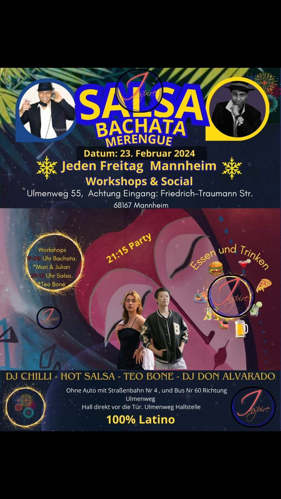 SALSA BACHATA MERENGUE PARTY MANNHEIM