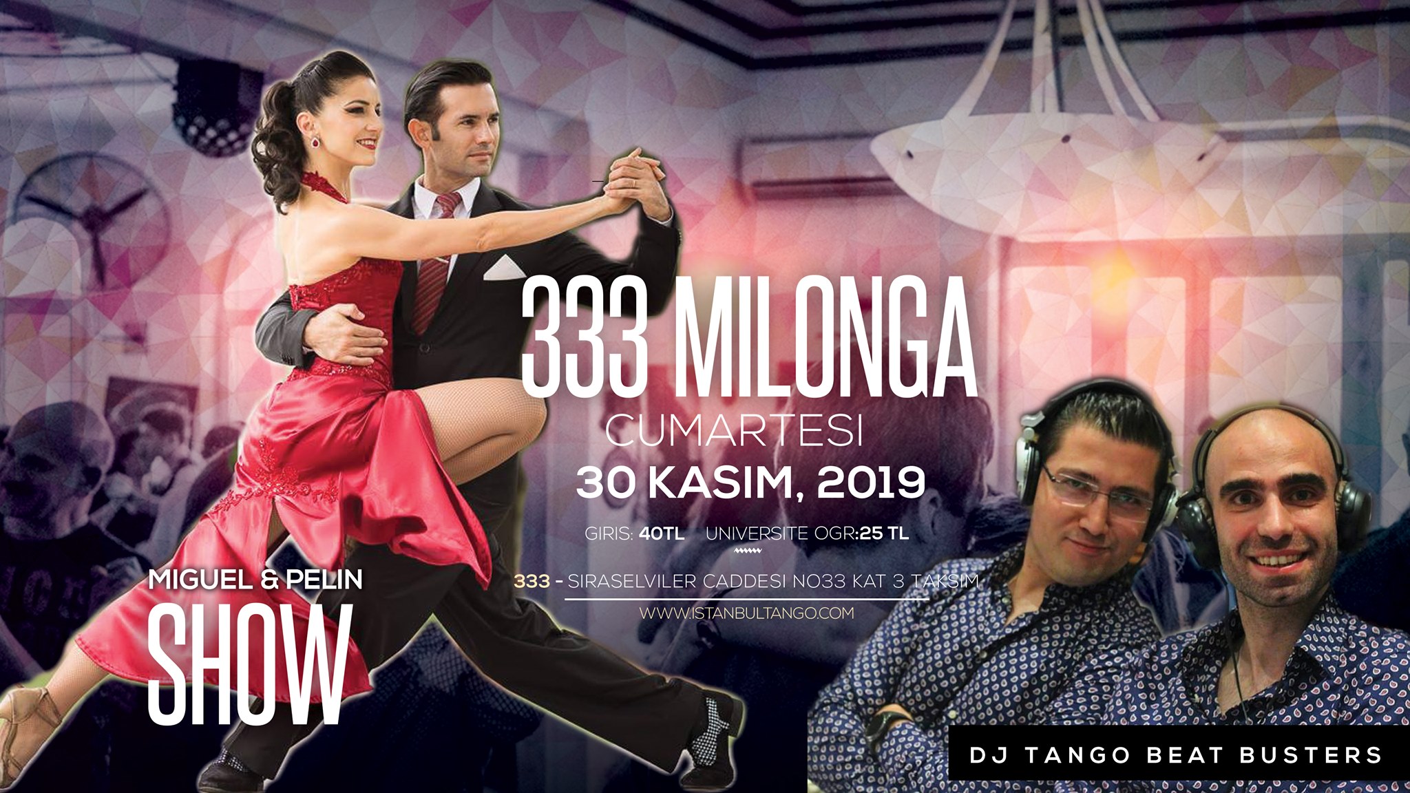 Miguel & Pelin SHOW ve Beat Busters ile Cumartesi Şenliği