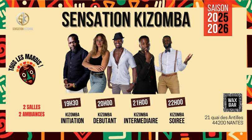 SENSATION KIZOMBA COURS ET SOIREES HEBDO