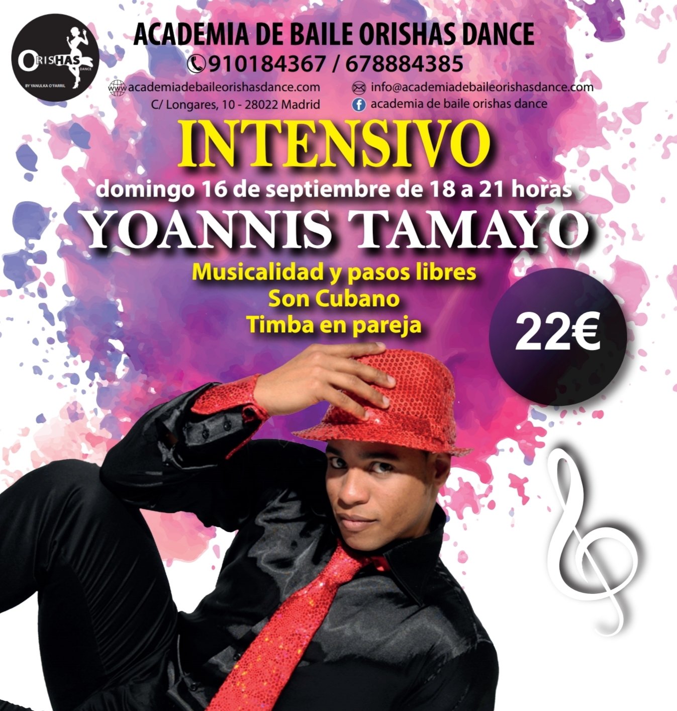 Taller de Son Cubano,Pasos libres(musicalidad) y Timba en pareja