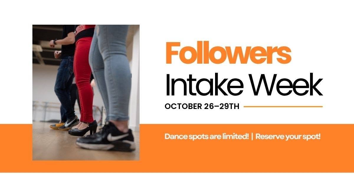 Followers Intake Week Proefles Bachata, Salsa en Kizomba in Tilburg
