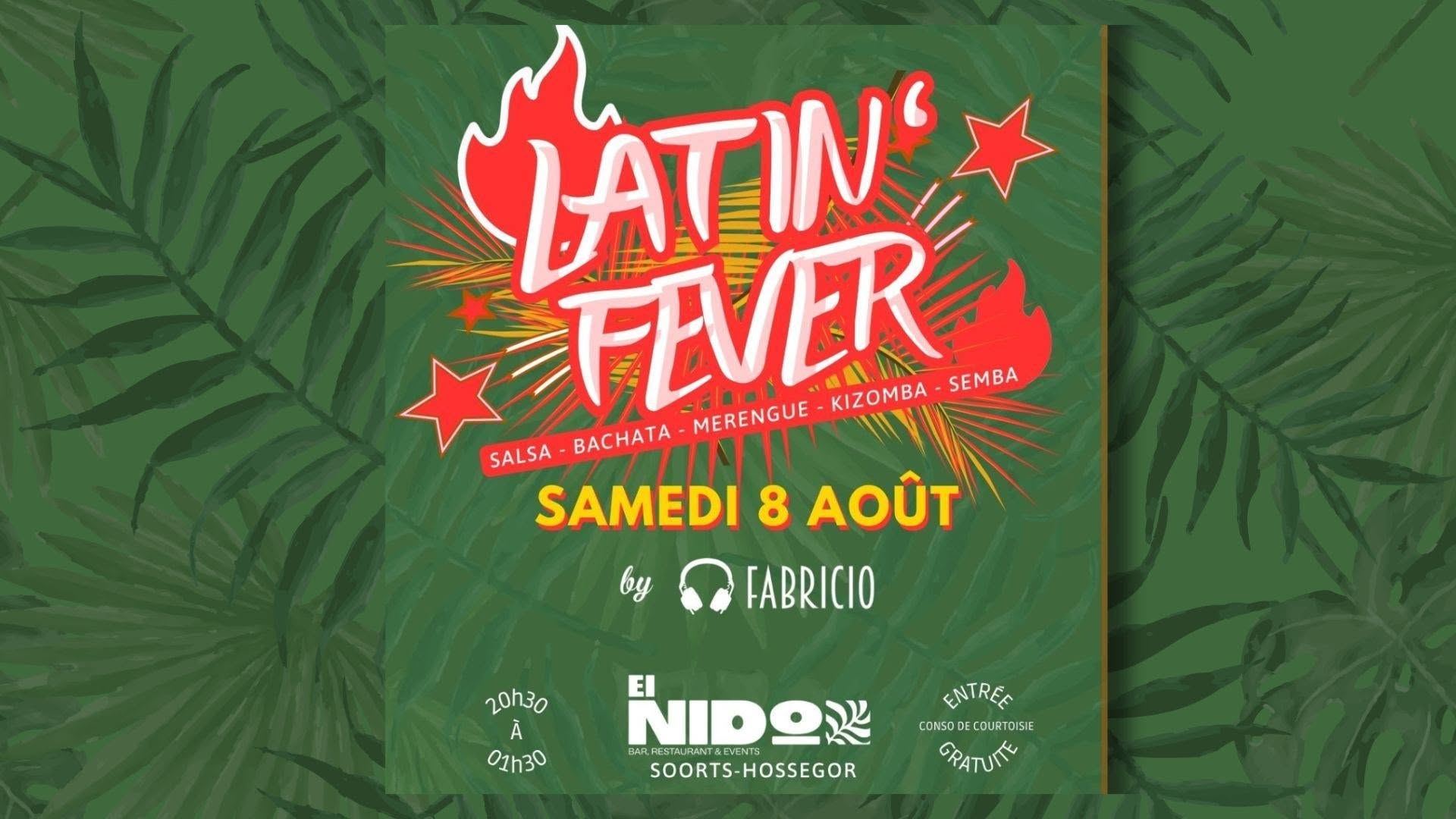 LATIN'FEVER is BACK à HOSSEGOR - un cadre magique Salsa Bachata Merengue Kizomba