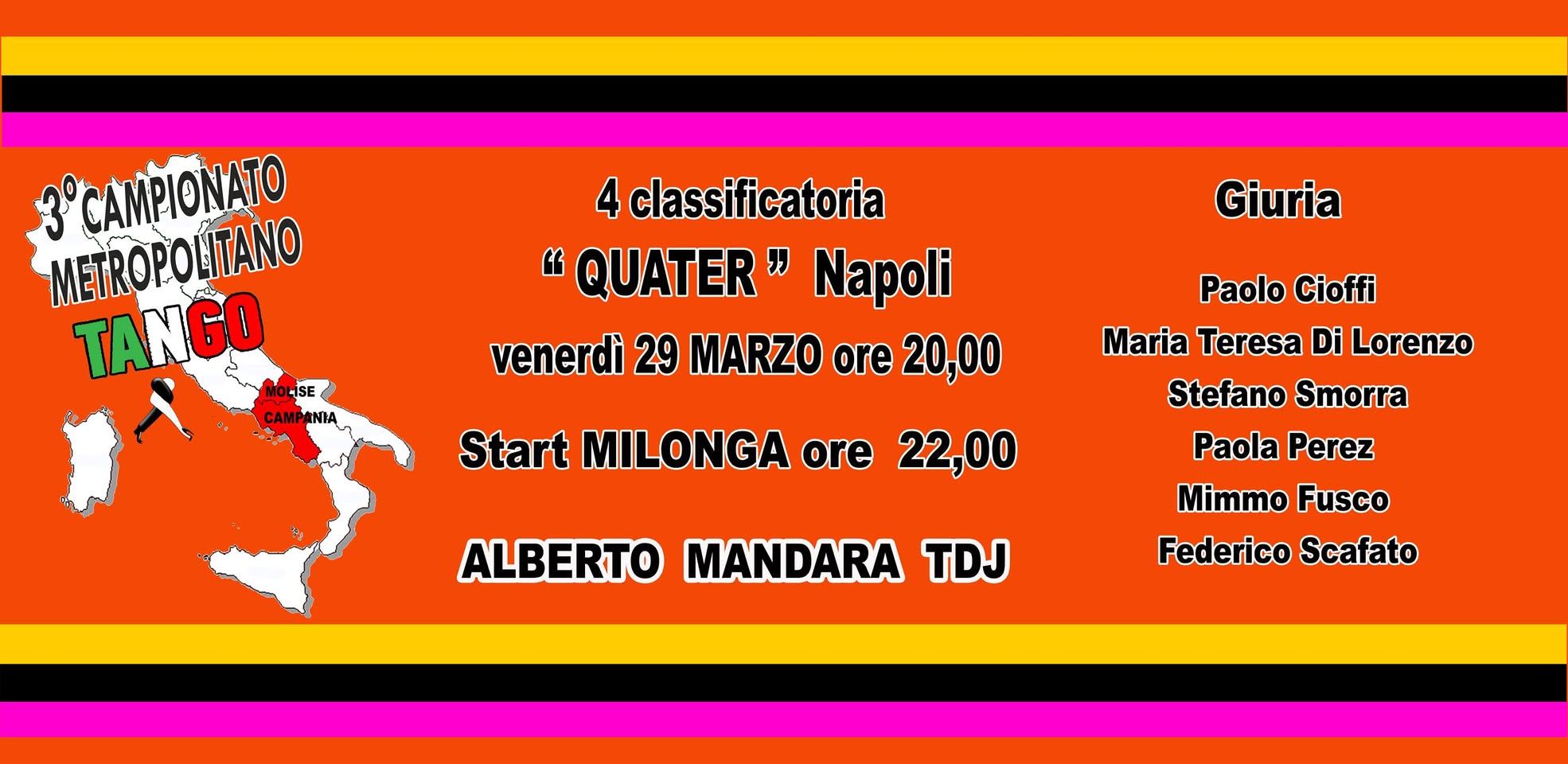 Milonga Speciale : Campionato Metropolitano Campania & Molise