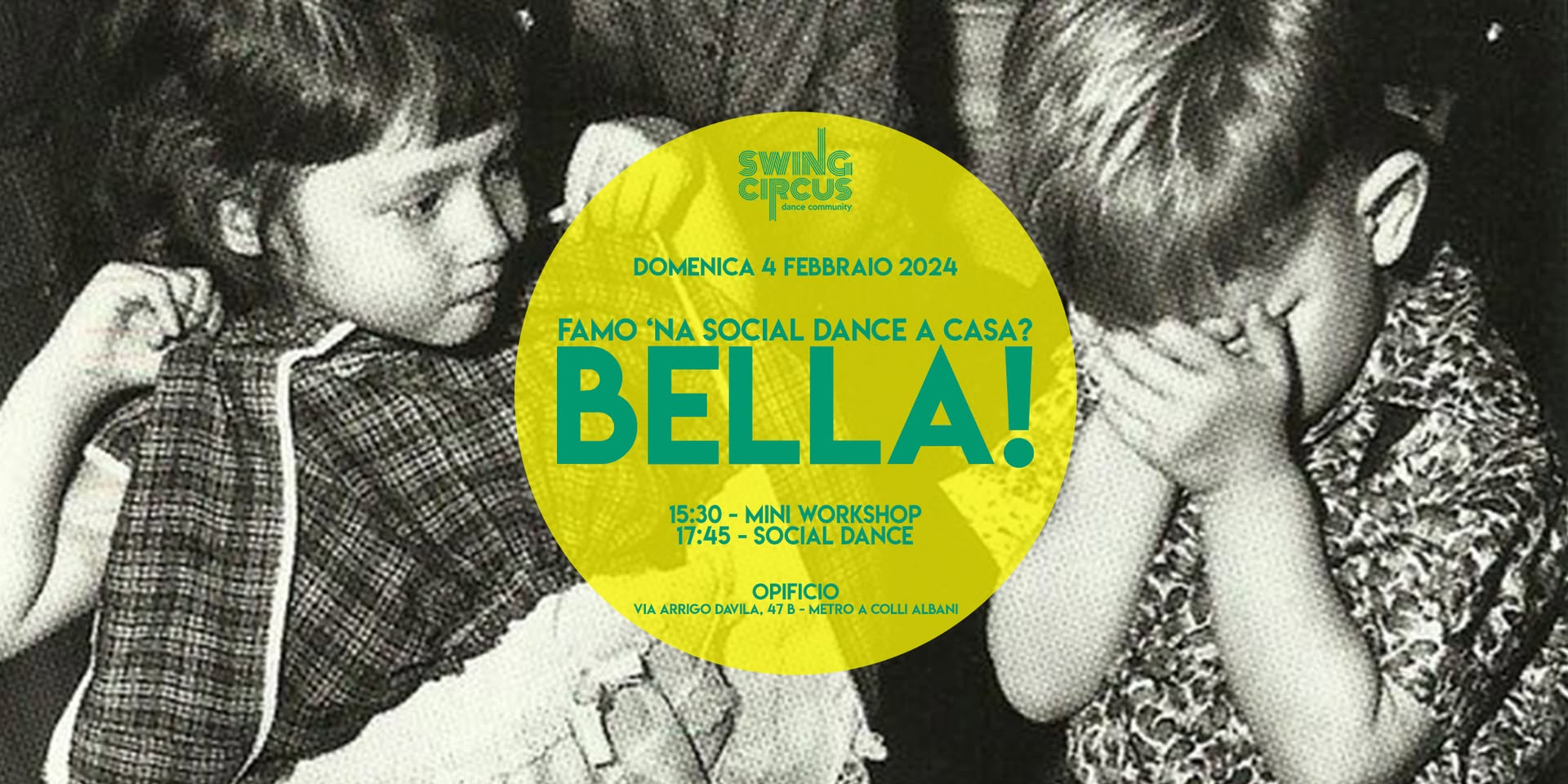 BELLA! La famo 'na social dance a casa?