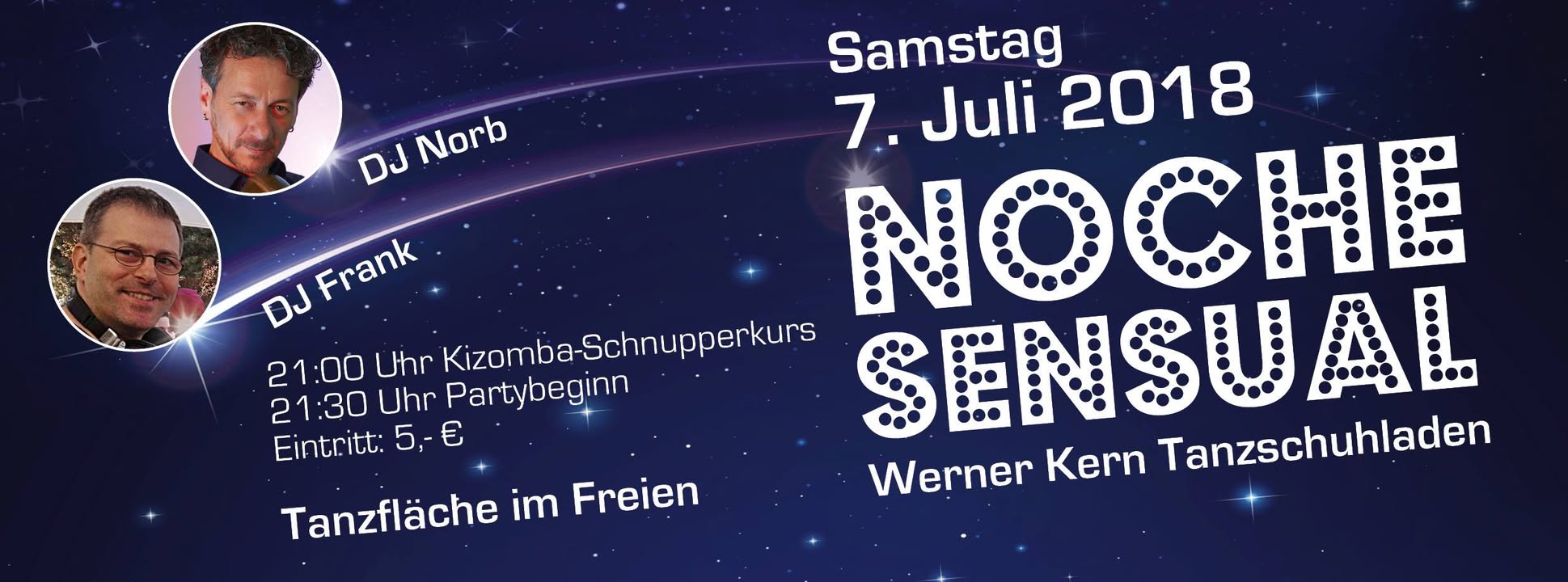 Noche Sensual im Freien (Tanzschuhladen Werner Kern)