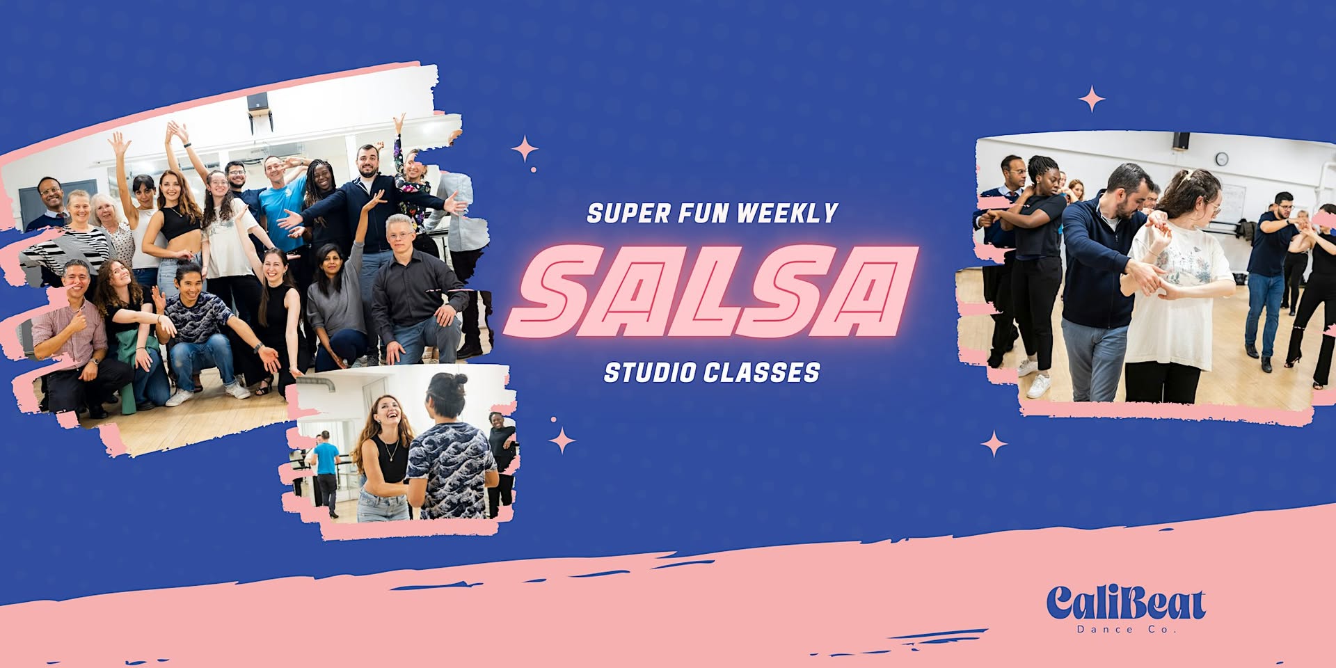 4-WEEKS BEGINNERS SALSA COURSE - CROSSBODY STYLE - SUPER FUN!