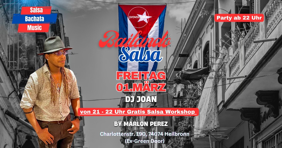 Bailando Salsa - Workshop & Party - Club Provocateur