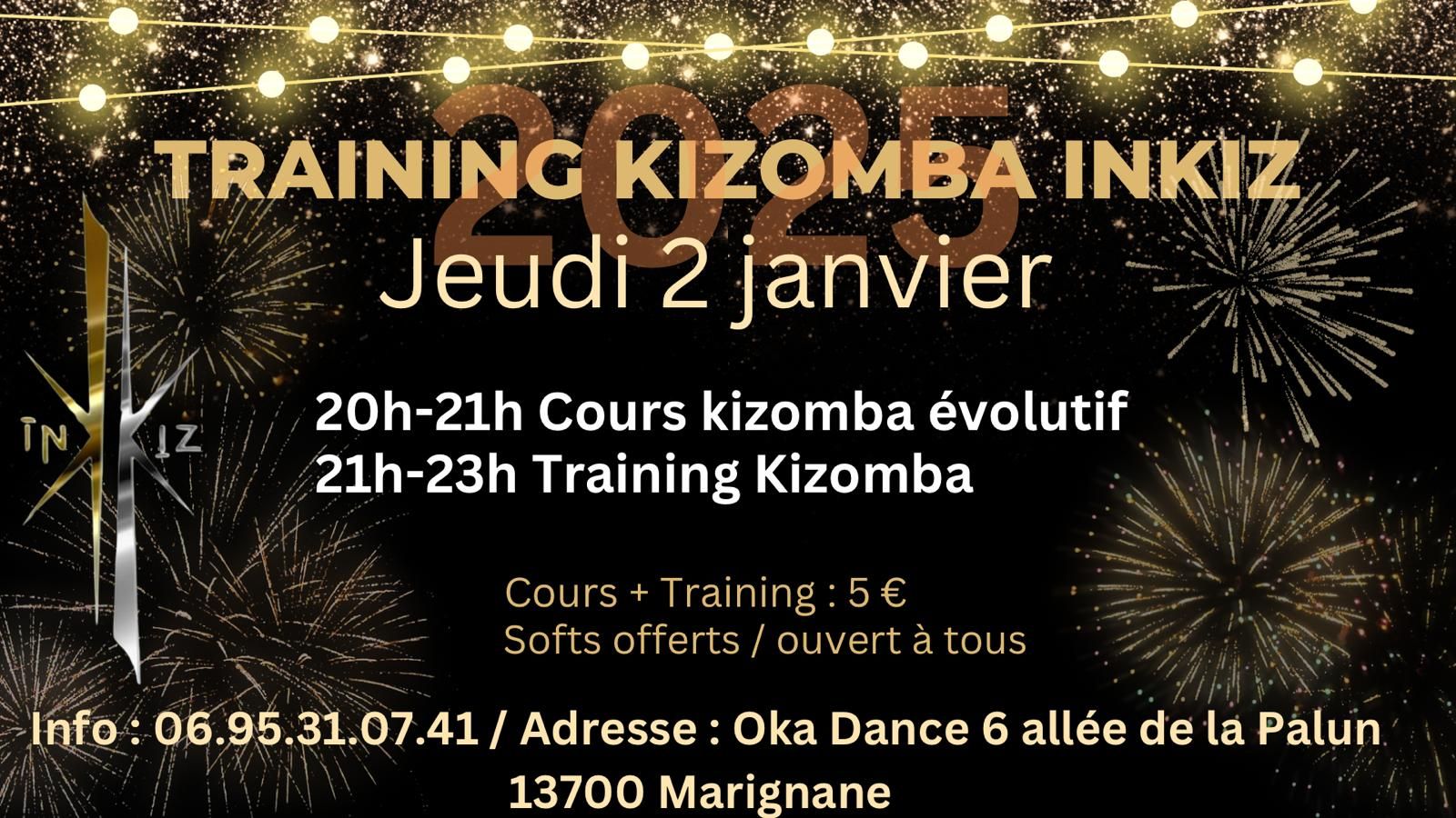 Training Kizomba New Year 2025 - OKA DANCE Marignane by INKIZ