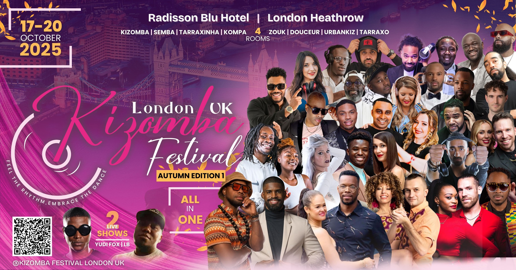 Kizomba Festival London UK - Autumn Edition 1 (17-20 October 2025)